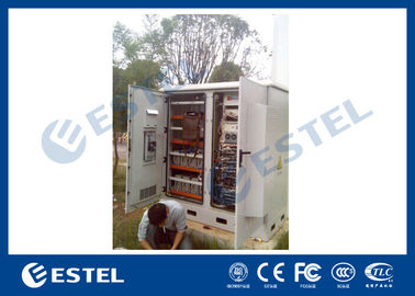 Cabinet électrique extérieur adapté aux besoins du client de télécom avec le système de contrôle d'environnement, PDU, système d'alimentation, batterie