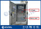 Climatiseur IP55 refroidissant l'armoire d'alimentation extérieur avec des étagères de support et de batterie d'équipement de 19 pouces